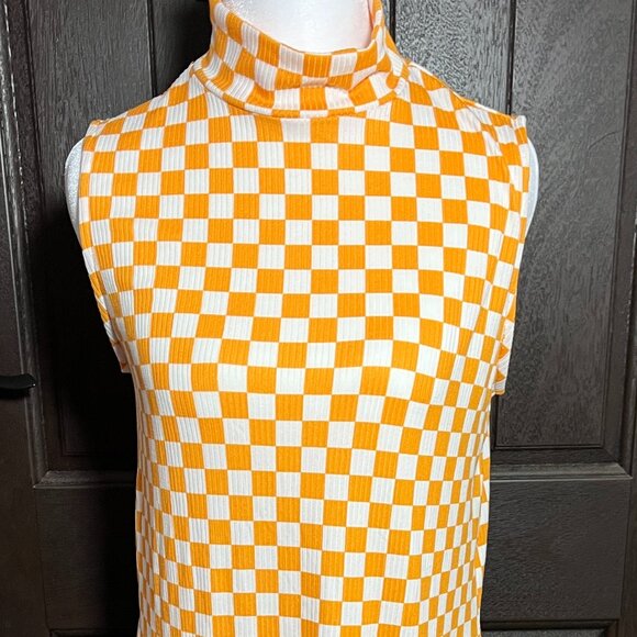 Gigi Sleeveless Ribbed Playsuit in Sunshine - Picture 3 of 6